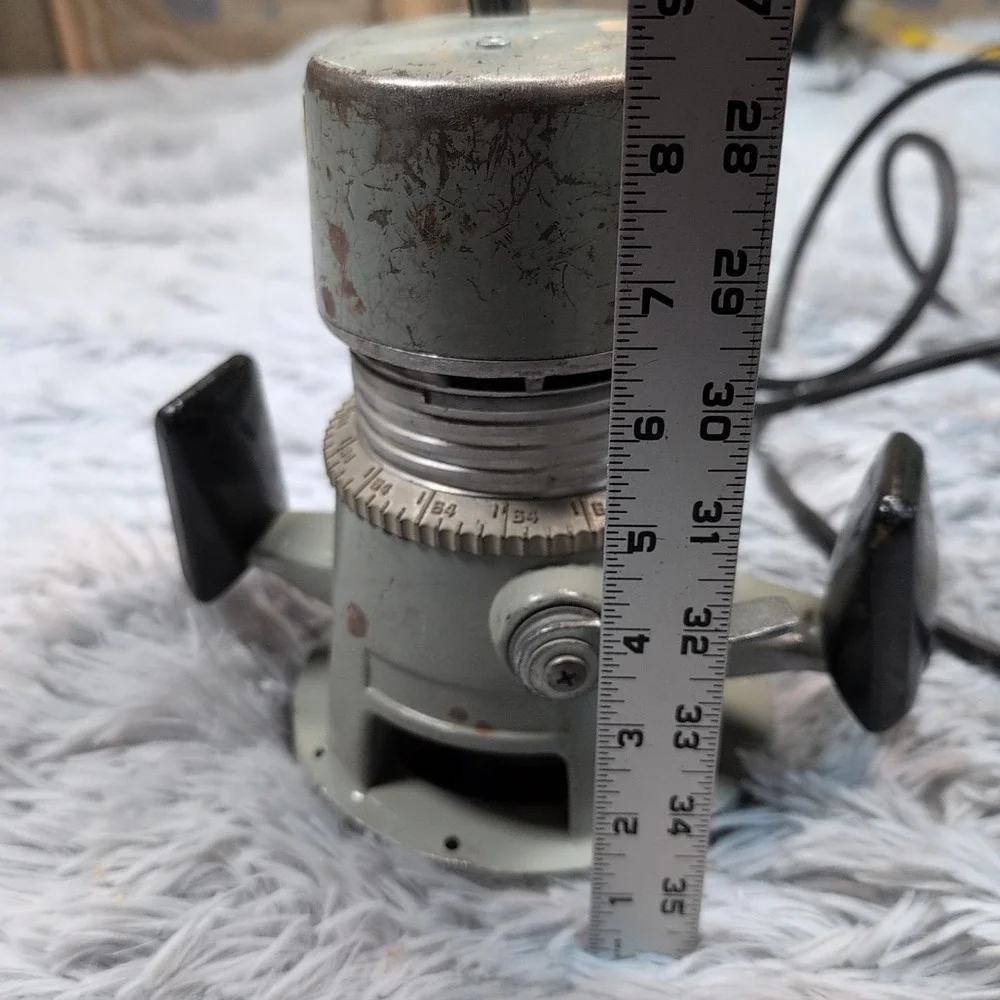 Vintage Stanley Router #.04 90150M Industrial Tool 1/4 Motor 82902 BASE Untested - Picture 7 of 11